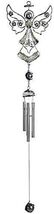 Silver Angel Wind Chime With Gems By Backwoods Lighting LLC - $14.52