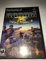 Socom Us Navy Seals PS2 Playstation 2 Game-TESTED-RARE COLLECTIBLE-SHIPS N 24 H - £24.22 GBP