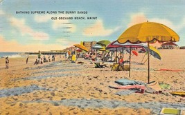 Old Maine Beach Orchard ~ Supreme Swimming the Long Sunny Sands ~1944 PMK-
sh... - £7.31 GBP