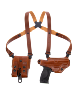 Galco Miami Classic Shoulder System for Beretta 92F / FS (Tan, Right-Hand) - $244.49