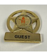 Houston Texas Cowboy Boots Hat Livestock Show And Rodeo 2006 Guest Pin - $202.97 MXN