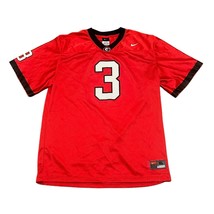 Nike Team Georgia Bulldogs #3 Red Home NCAA Football Jersey Youth XL - $24.99