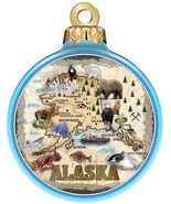Alaska Map Christmas Tree Ornament - $10.99