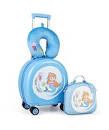 Kids Luggage Set with 14 Inches Carry-on Hardside Spinner Toddler Luggag... - $2,224.95 MXN