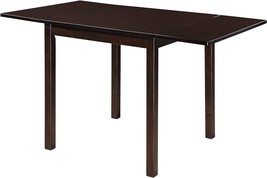 Coaster Home Furnishings Kelso Rectangular Drop Leaf Cappuccino Dining Table, - £181.98 GBP