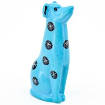 Tabaka Chigware Hand Carved Kisii Soapstone Light Blue Puppy Dog Figure Kenya - £7.93 GBP