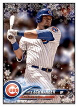 2018 Topps Holiday Kyle Schwarber  Chicago Cubs #HMW139 Baseball card   M32P1 - £1.89 GBP