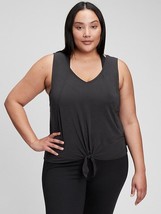 Gap Fit Breathe V-Neck Knot-Front Athletic Tank Top Black, Blue, Brown NEW XS_XL - £15.64 GBP