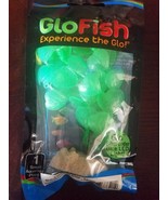 GloFish Fluorescent Green Plastic Aquarium Decoration Glow Plants Sinker... - $60.80 CAD