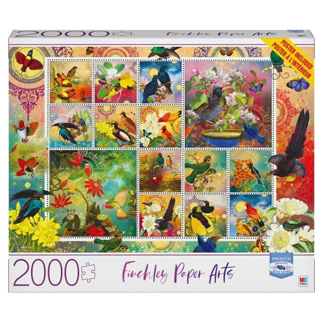 Birds of Asia Jigsaw Puzzle 2000 Pieces Cardinal Games - £22.81 GBP