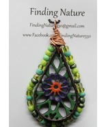 Tear Drop Flower Pendant - $23.15 CAD