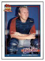 1991 Topps Ron
  Karkovice    Chicago White Sox Baseball
  Card GMMGC - £1.01 GBP