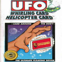 Free Shipping To Uk &amp; Usa! Whirling Flying Helicopter Ufo Card Magic Watch Demo! - £10.86 GBP