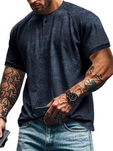 Men&#39;s Full Size Round Neck Short Sleeve T-Shirt Plus Size - €27,15 EUR