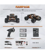 HAIBOXING 1:18 Scale RC Monster Truck 18859 36Km/H Speed 4X4 off Road Re... - $102.84