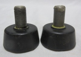 1 Pair of Vintage Black NOS Roller Skate Toe Stops Round 5/8 Inch ASIS S... - $15.99