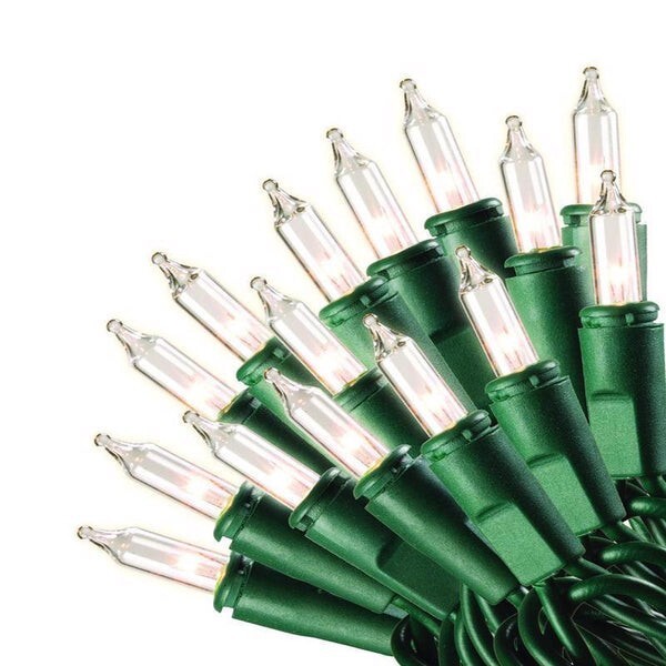 Christmas String Lights Mini Incandescent 300-ct 62' ft Clear, Celebrations Item image 3