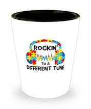 Shot Glass Tequila Party Funny rockin&#39; to a different tune  - £15.94 GBP