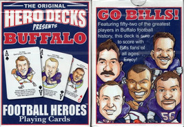 Buffalo Football Heroes Playing Cards - £12.47 GBP