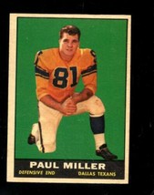 1961 Topps #137 Paul Miller Exmt Texans *X98451 - $6.13