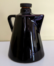 Mid Century Leroux Stoneware Pitcher Crock Liquor Creme de Cafe Phillly Empty - £14.38 GBP