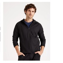 Quince Mens Flowknit Ultra-Soft Performance Zip Hoodie Pockets Thumbhole... - $33.68