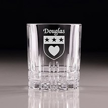 Douglas Irish Coat of Arms Perfect Serve Cut Glass Tumbler - Set of 4 - £60.43 GBP