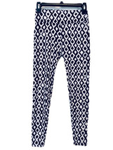 LulaRoe Womens One Size Black &amp; White Moroccan Print Soft Activewear Leggings - £7.79 GBP