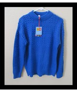 Lego Women&#39;s Dark Teal Blue Sweater Size S NWT - $27.06 CAD