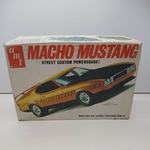 Vintage AMT Macho 1973 Mustang Kit 1:25 Ford Model - $39.99