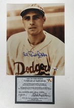 Al Gionfriddo (d. 2003) Autographed Glossy 8x10 Photo - Brooklyn Dodgers - £15.79 GBP