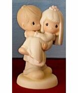 Wedding Couple Figurine Cake Topper BLESS YOU TWO 1982  Precious Moments... - £38.24 GBP