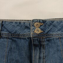 Faded Glory FL39101BD Women's Blue Cotton Denim Skirt Size 12 Waist 32" image 10