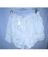 Aerie Soft Comfy Light Blue Shorts Size XL Side Pockets And Cloth Belt; ... - €14,02 EUR