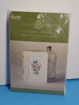 Bucilla Anna Griffin Decorative Stitchery Floral Garlands Journal 43346 ... - £31.10 GBP