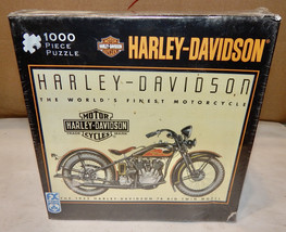 Harley Davidson HD 1933 74 Big Twin Model 1000 Piece Jigsaw Puzzle 27&quot;x 20&quot; 214T - £18.89 GBP