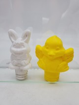 Rabbit and Duck Plastic Bottle Cap heads - $4.99