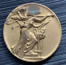 Rare Olympic National Italian Committee Collectible Medal Gold Colored - £19.66 GBP