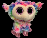 Affodil rainbow lamb beanie boos pink glitter eyes   feet sheep goat  2  photoroom thumb155 crop