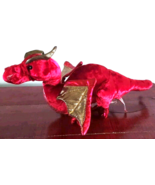 2012 Douglas Cuddle Toys Ruby Red 15&quot; Dragon Plush Stuffed Animal - $13.41 CAD