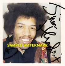 Jimi Hendrix - rare Photo signed -X8 - £1.44 GBP