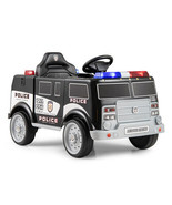 12V Battery Powered Electric Vehicle with 3 Speeds and Megaphone-Black -... - $3,663.84 MXN