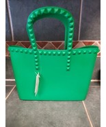 Cato Fashions Green Plastic Stud Handbag Purse NWT - €12,14 EUR