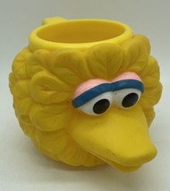 Vintage 3D 1990&#39;s Big Bird Applause Mug Cup Character Sesame Street Collectible  - £8.87 GBP