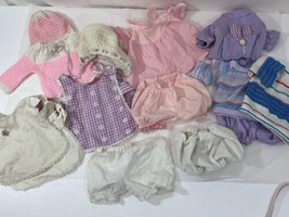 Vintage Baby Doll Dress Lot Dresses Pinafores Bunny Daisy Purple Gingham Shirts - £14.78 GBP