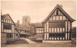 STRATFORD ON AVON UK LOT OF 4 SELECTYPE SERIES POSTCARDS HOUSE~SCHOOL~CH... - £4.63 GBP