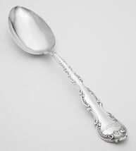 SERVING SPOON 65g 92.5 STERLING SILVER GORHAM 8 ½” STRASBURG SHELL 1897 USA - $185.61