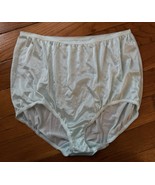 Vtg Panties Shiny Granny Brief Satin Nylon 9 Plus Underscore Sissy Paste... - $508.33 MXN