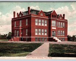 Publici Scuola Costruzione Alva Oklahoma Ok 1915 DB Cartolina K7 - $14.29