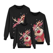 Family Christmas Sweatshirt Prent-child Sweater Xmas Clothes Mommy Daddy and Me  - £56.25 GBP